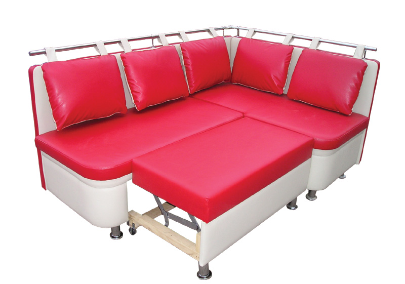 Мягкий кухонный уголок со спальным местом "Визит"