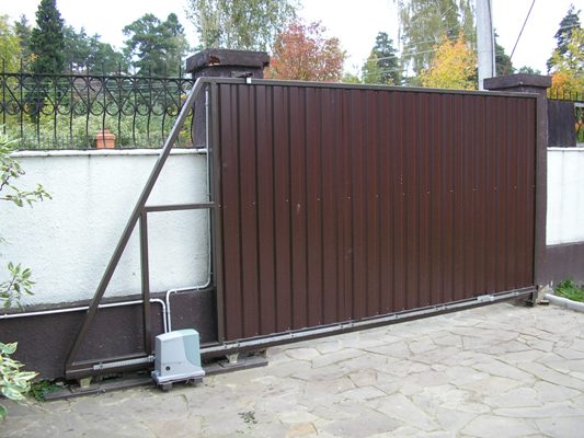 Секционные ворота, распашные ворота, откатные ворота