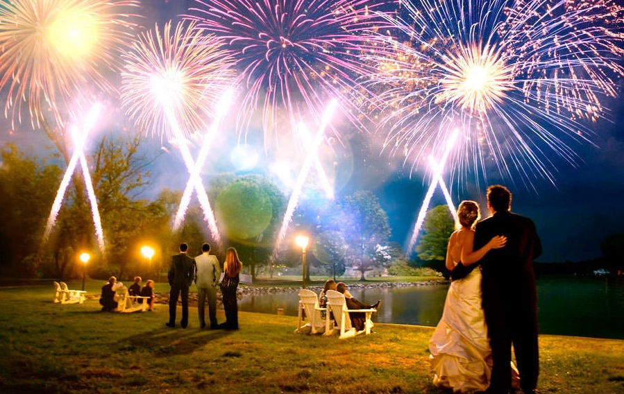 Огненные шоу, салюты, фейерверки