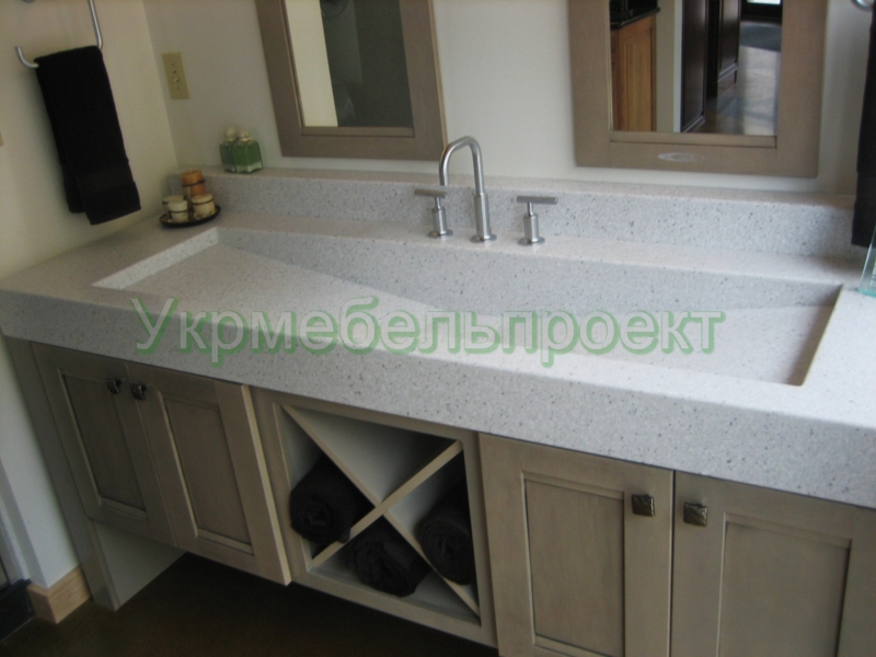 Столешницы для ванной из акрила Киев - Укрмебельпроект
