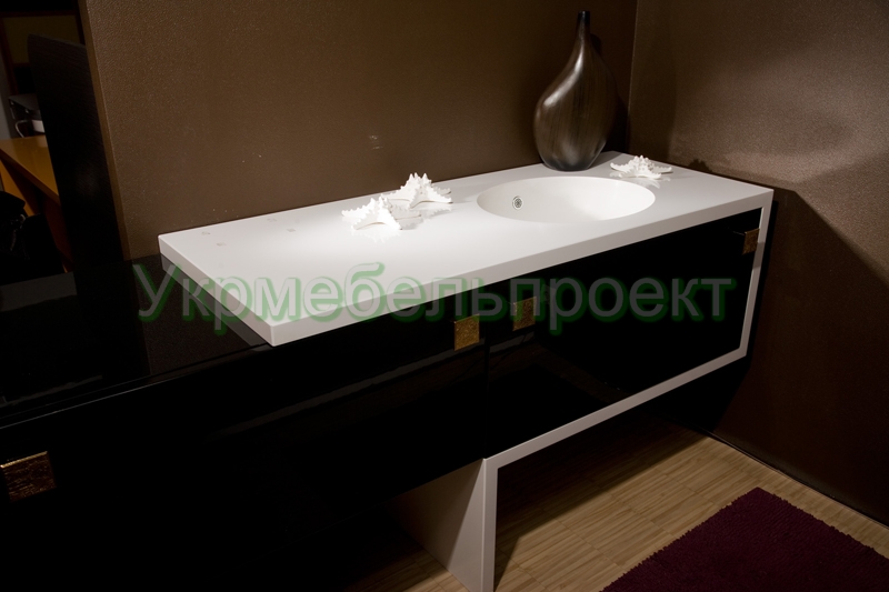 Столешницы в ванную из акрилового( искусственного) камня Bienstone(Бинстоун) Киев - Укрмебельпроект