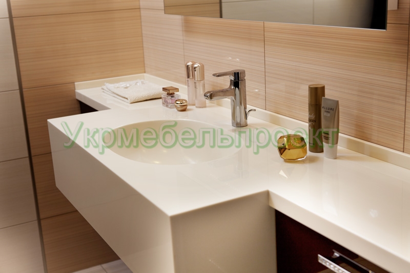 Встроенные умывальники из искусственного акрилового камня Staron(Старон), Bienstone(Бинстоун) Киев - Укрмебельпроект