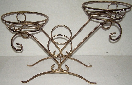 Кованая подставка для цветов «Каскад средний «2»